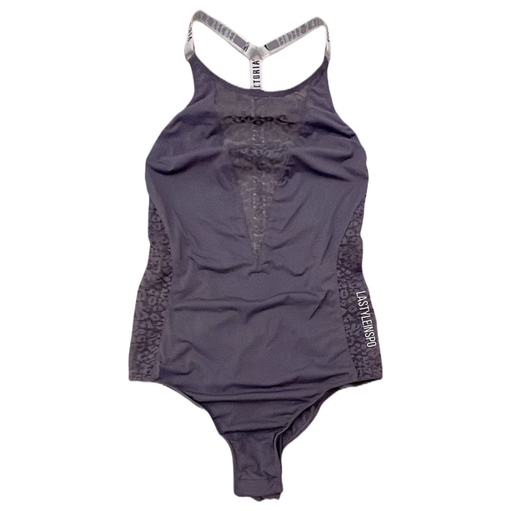 Victorias Secret Laced Bodysuit Loungewear Purple XS